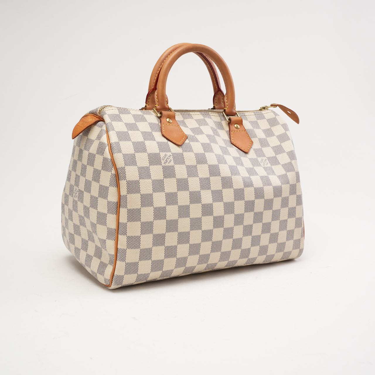 Louis Vuitton Damier Ebene Speedy 30 White 2010