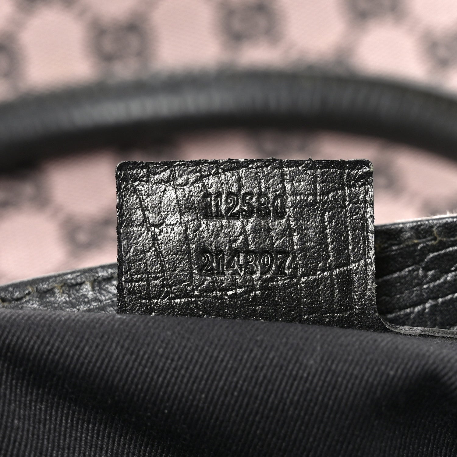 Monogram Bamboo Handle Bag Pink