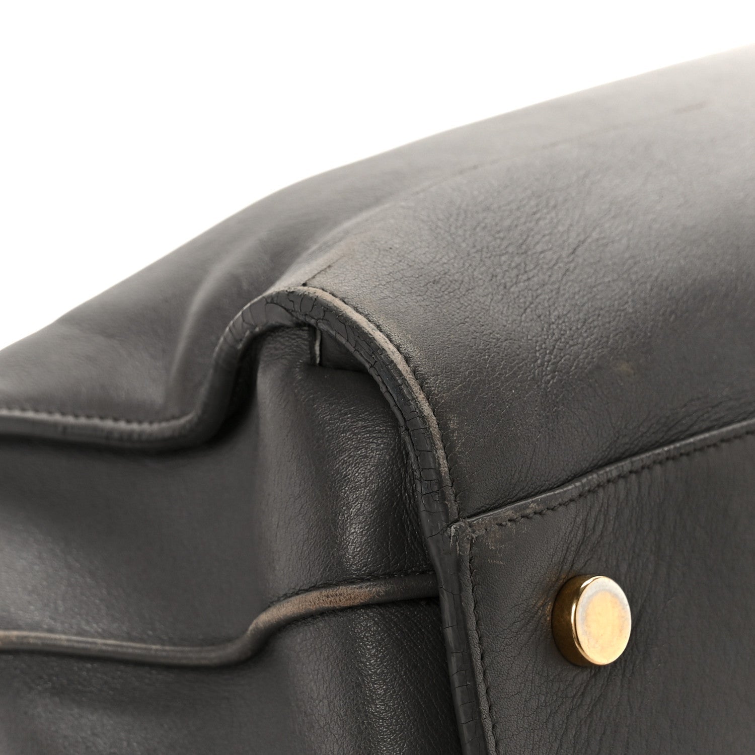 Calfskin Large Sac de Jour Carryall Grey