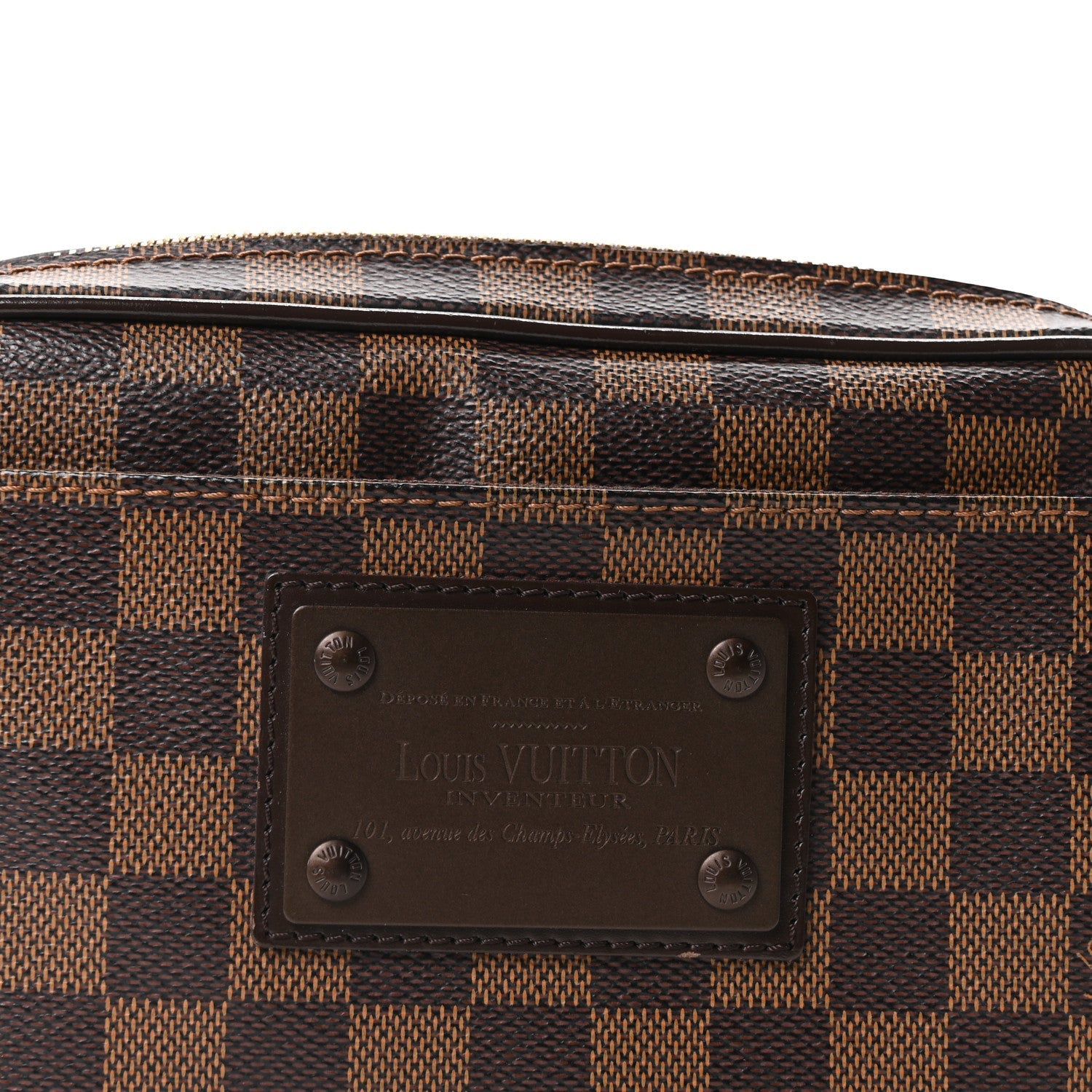 Damier Ebene Brooklyn Bum Bag