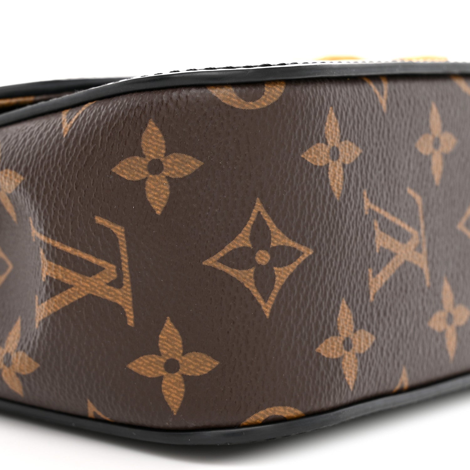 Patent Calfskin Monogram Cherrywood BB Black