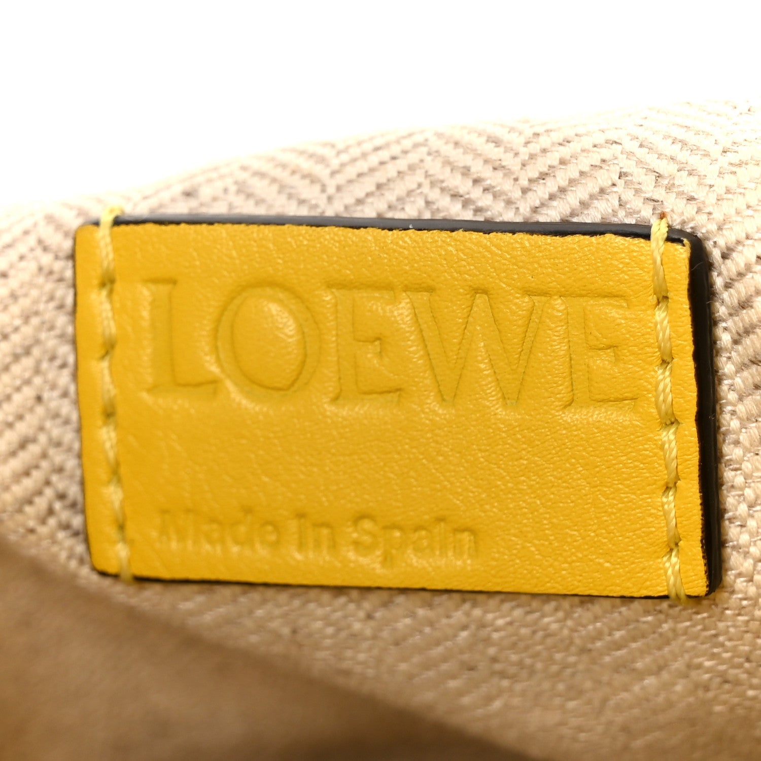 Calfskin Medium Puzzle Bag Yellow