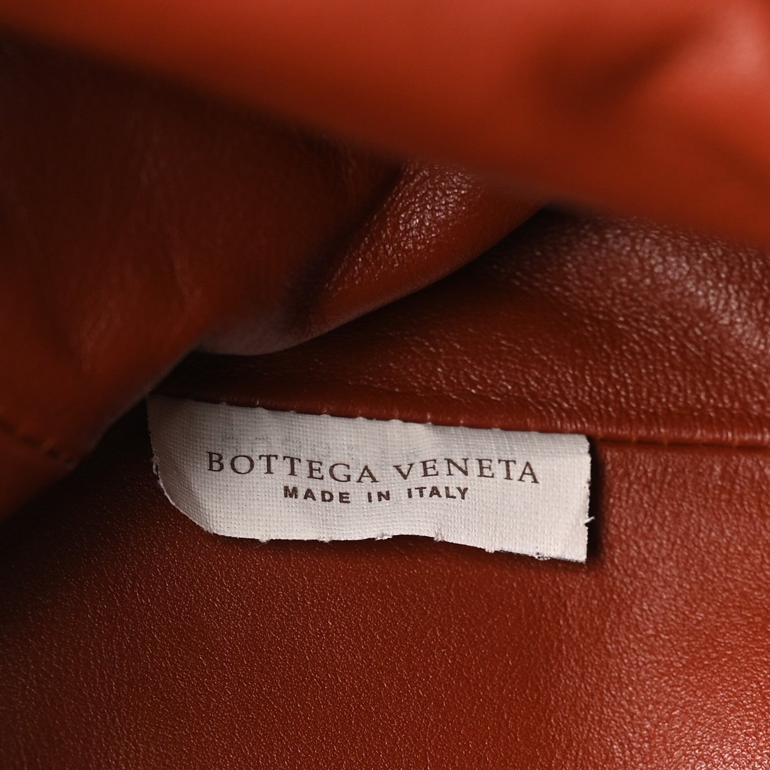 Smooth Butter Calf The Pouch Oversized Clutch Rust