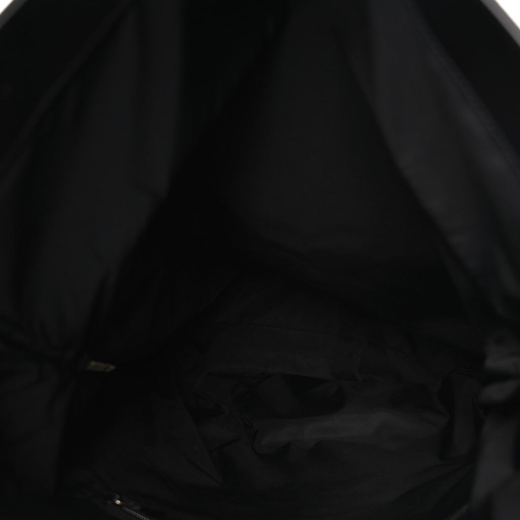 Techno Canvas Web Single Buckle Backpack Black