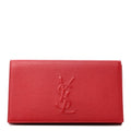 Calfskin Monogram Large Belle De Jour Clutch Red