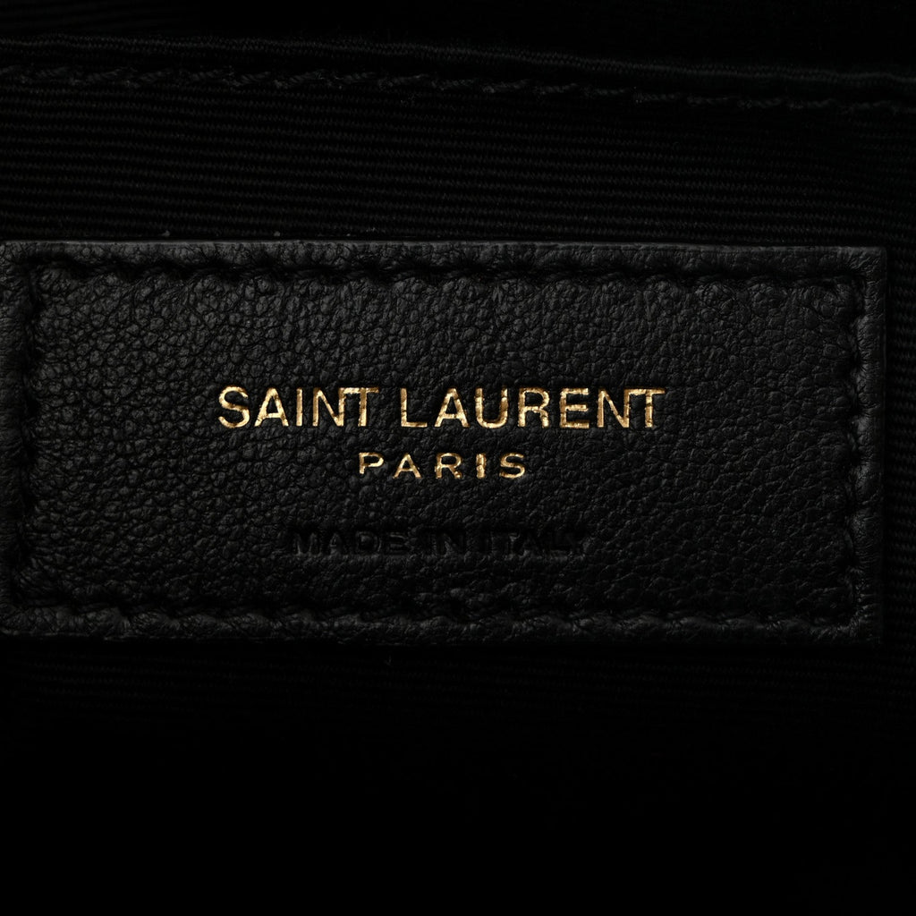 Calfskin Matelasse Monogram Lou Camera Bag Black