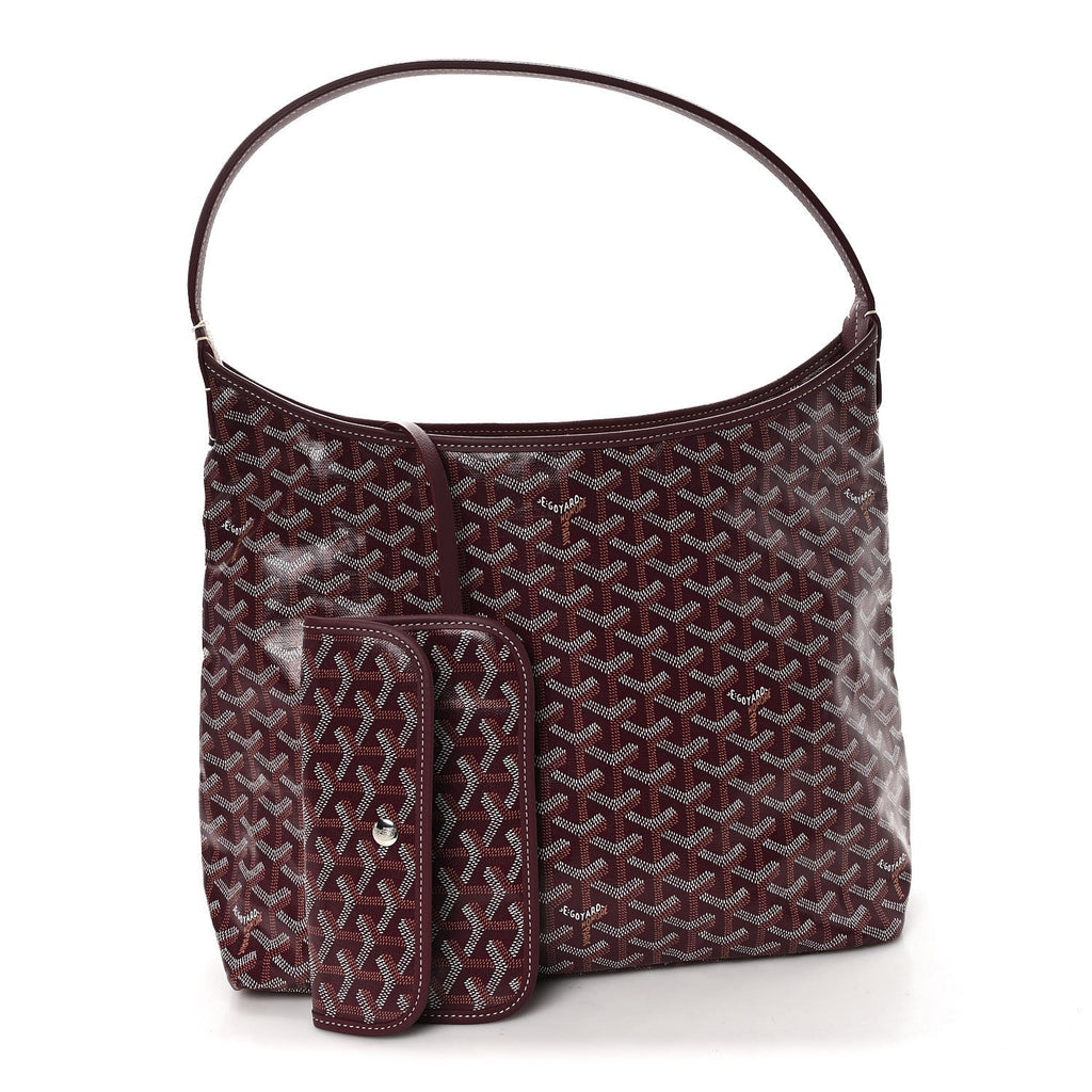 Goyardine Boheme Hobo Burgundy