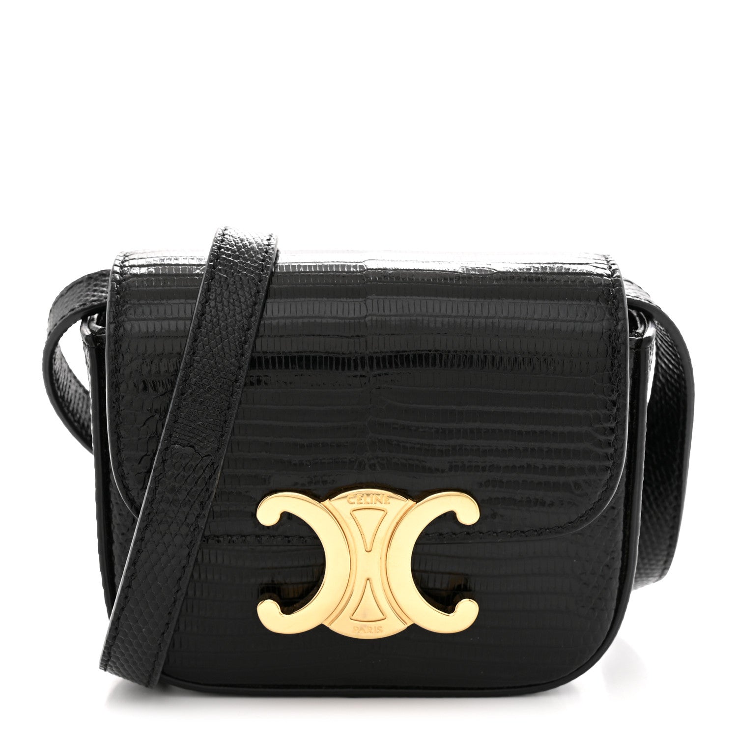 Lizard Mini Claude Black