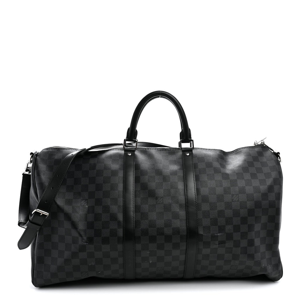 Damier Graphite Keepall Bandouliere 55