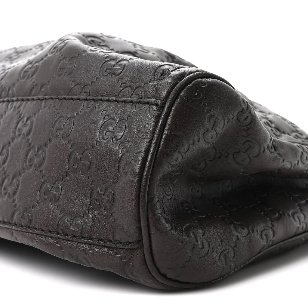 Guccissima Medium Sukey Tote Chocolate