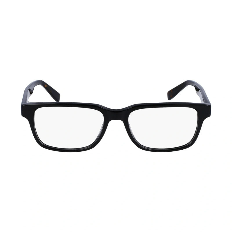 Lacoste Eyeglasses Rectangle Full Rim, Black Frame and Clear Demo Lenses Lens L2910001