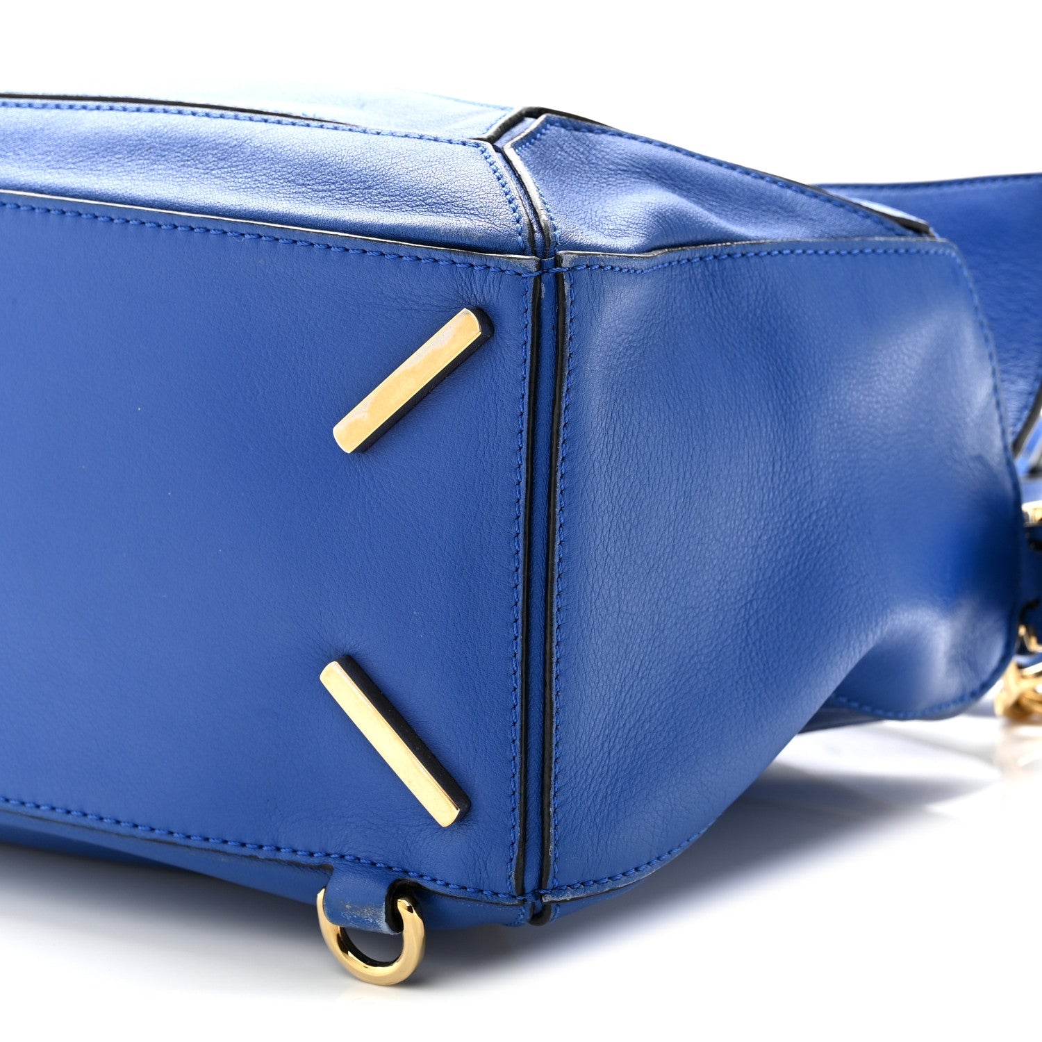 Calfskin Medium Puzzle Bag Electric Blue