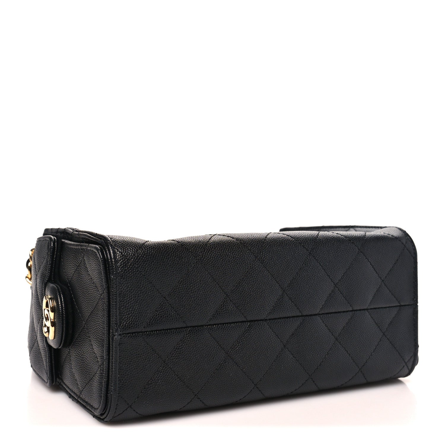 Caviar Quilted Mini Chanel 25 Handbag Black