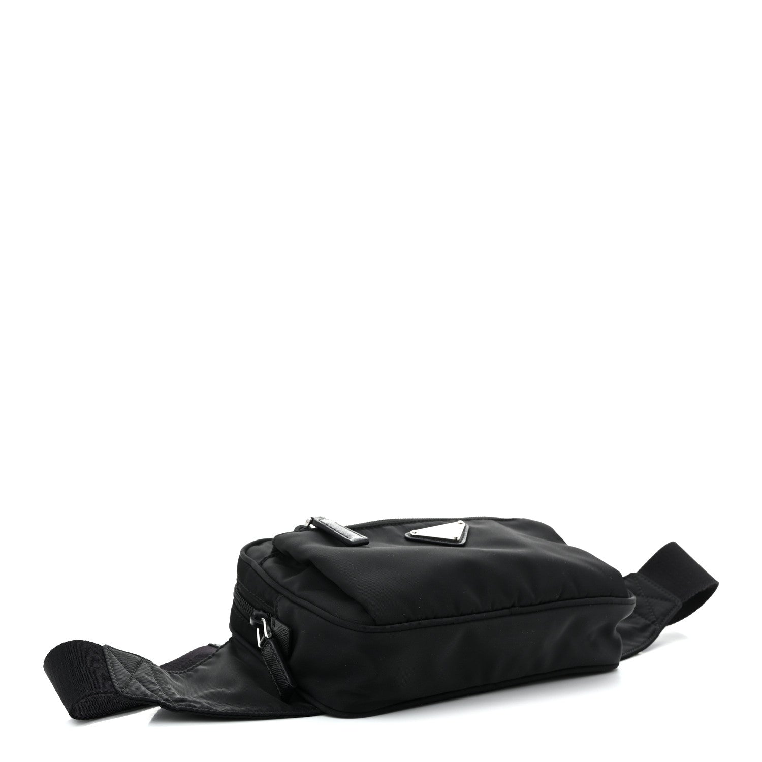 Re-Nylon Saffiano Belt Bag Black