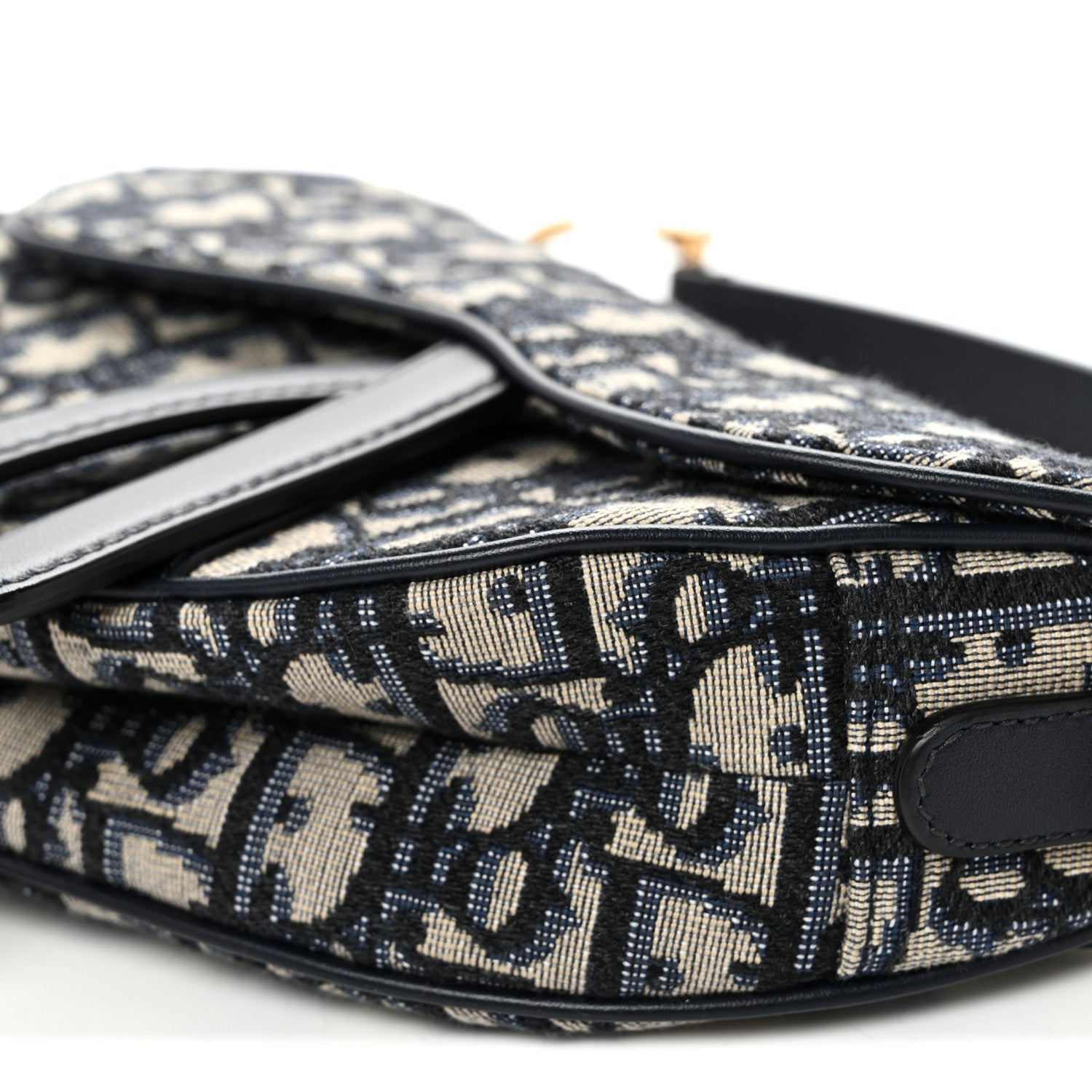 Oblique Mini Saddle Bag Blue
