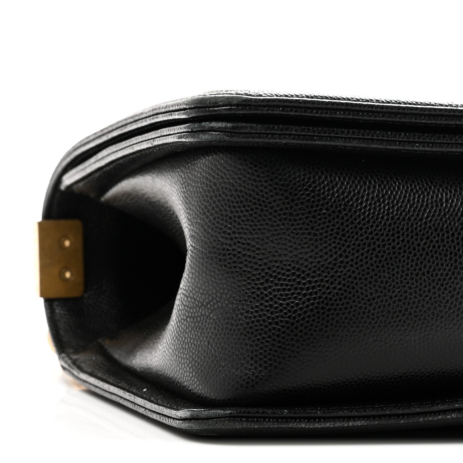 Caviar Quilted Medium Boy Flap Black