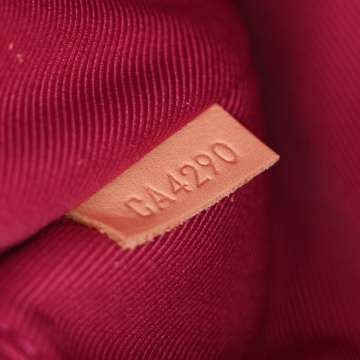 Monogram Cluny BB Bordeaux Fuchsia
