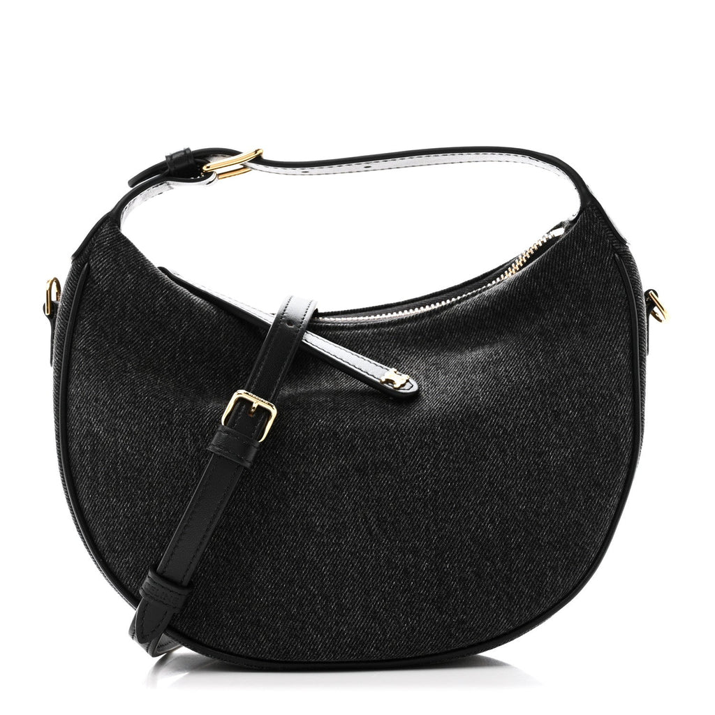 Denim Teen Lulu Shoulder Bag Dark Grey