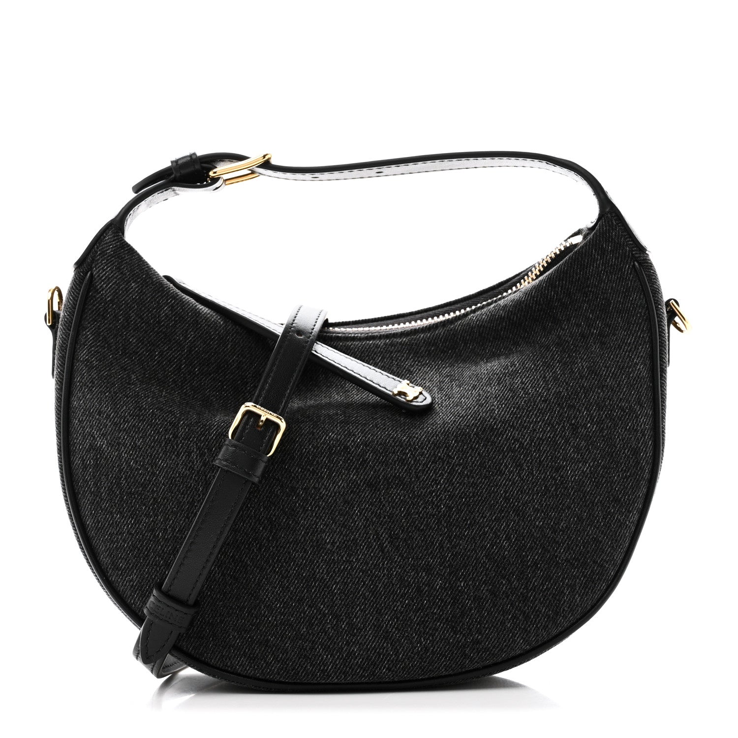 Denim Teen Lulu Shoulder Bag Dark Grey