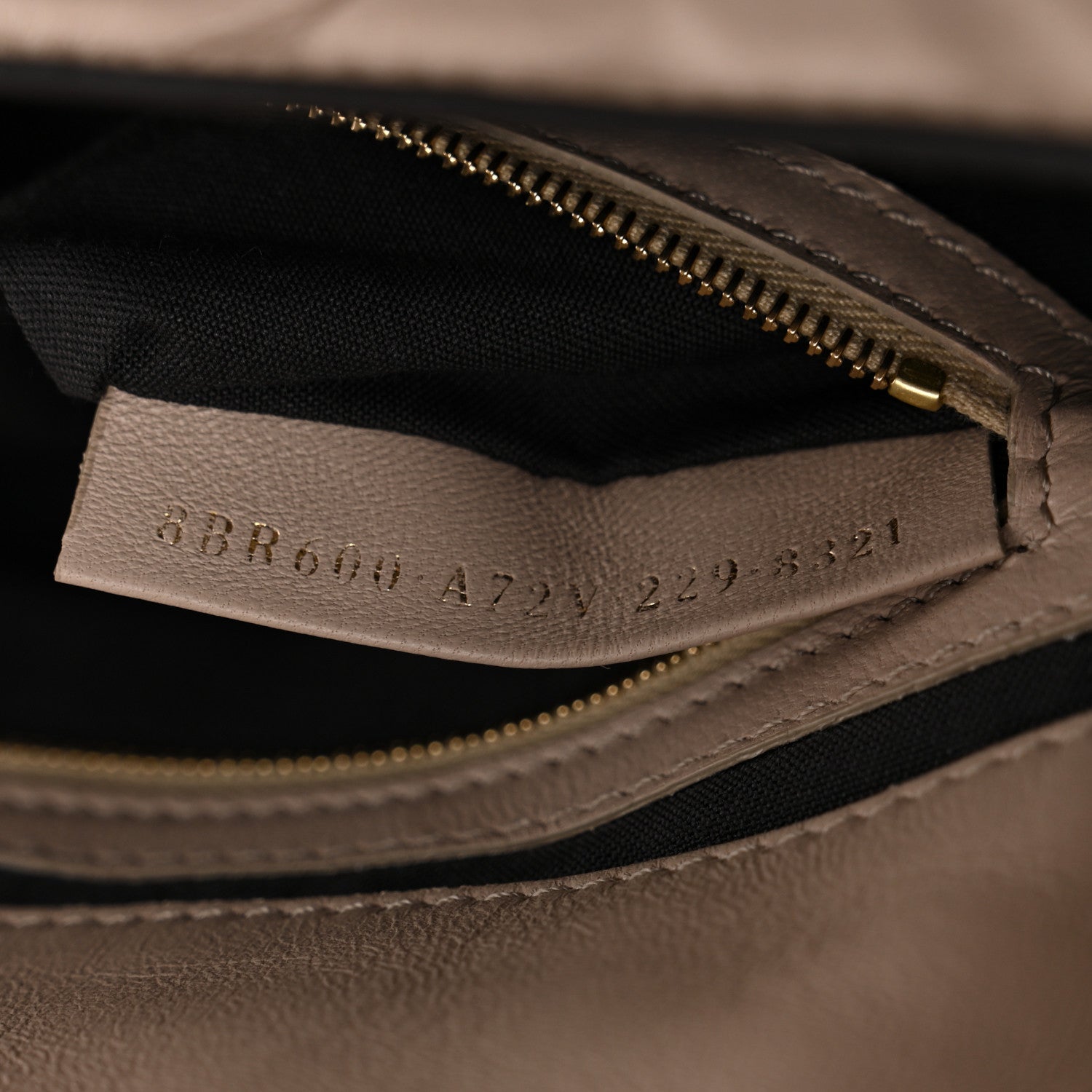 Nappa FF 1974 Embossed Baguette Camelia