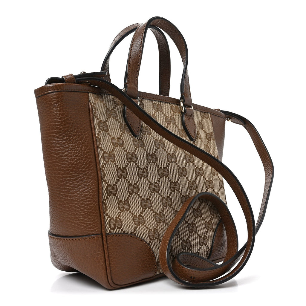 Monogram Small Bree Tote Beige Tabacco