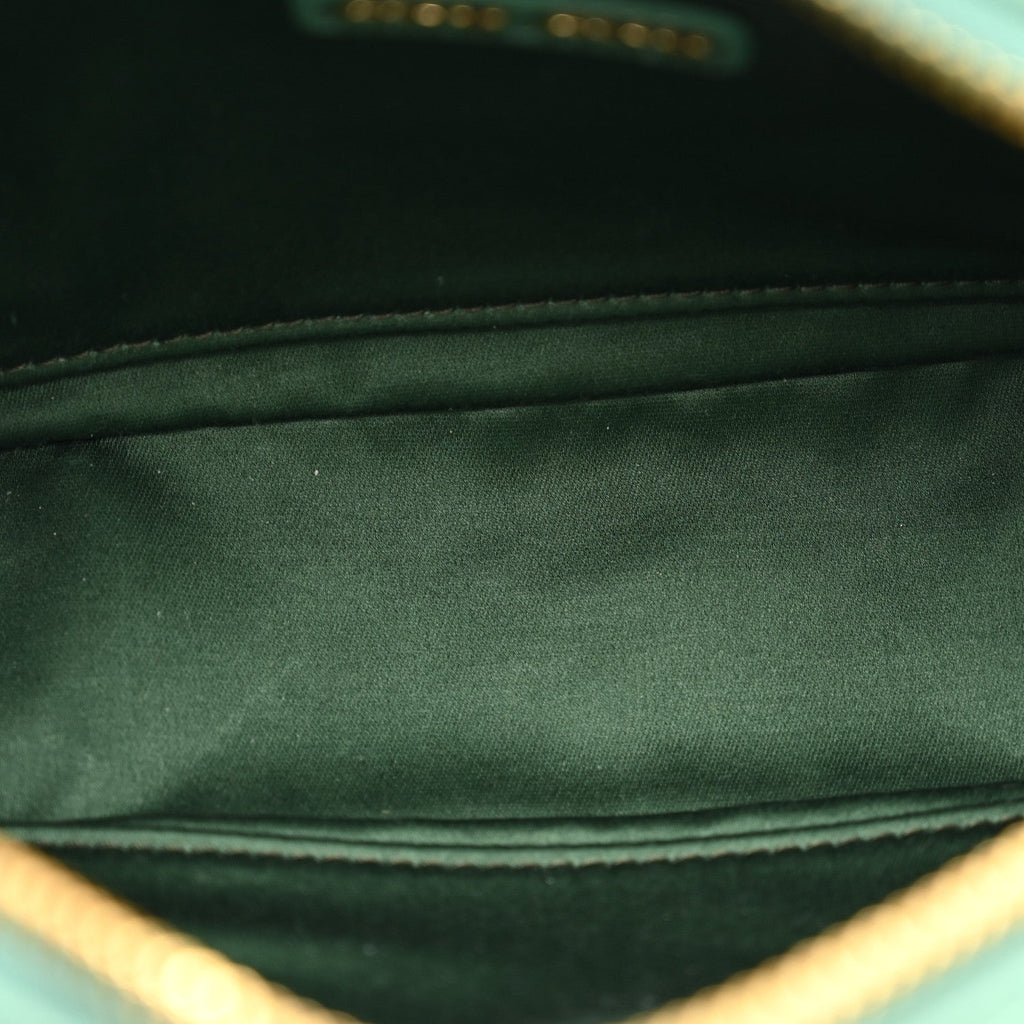 Nappa Matelasse Small Arcadie Green