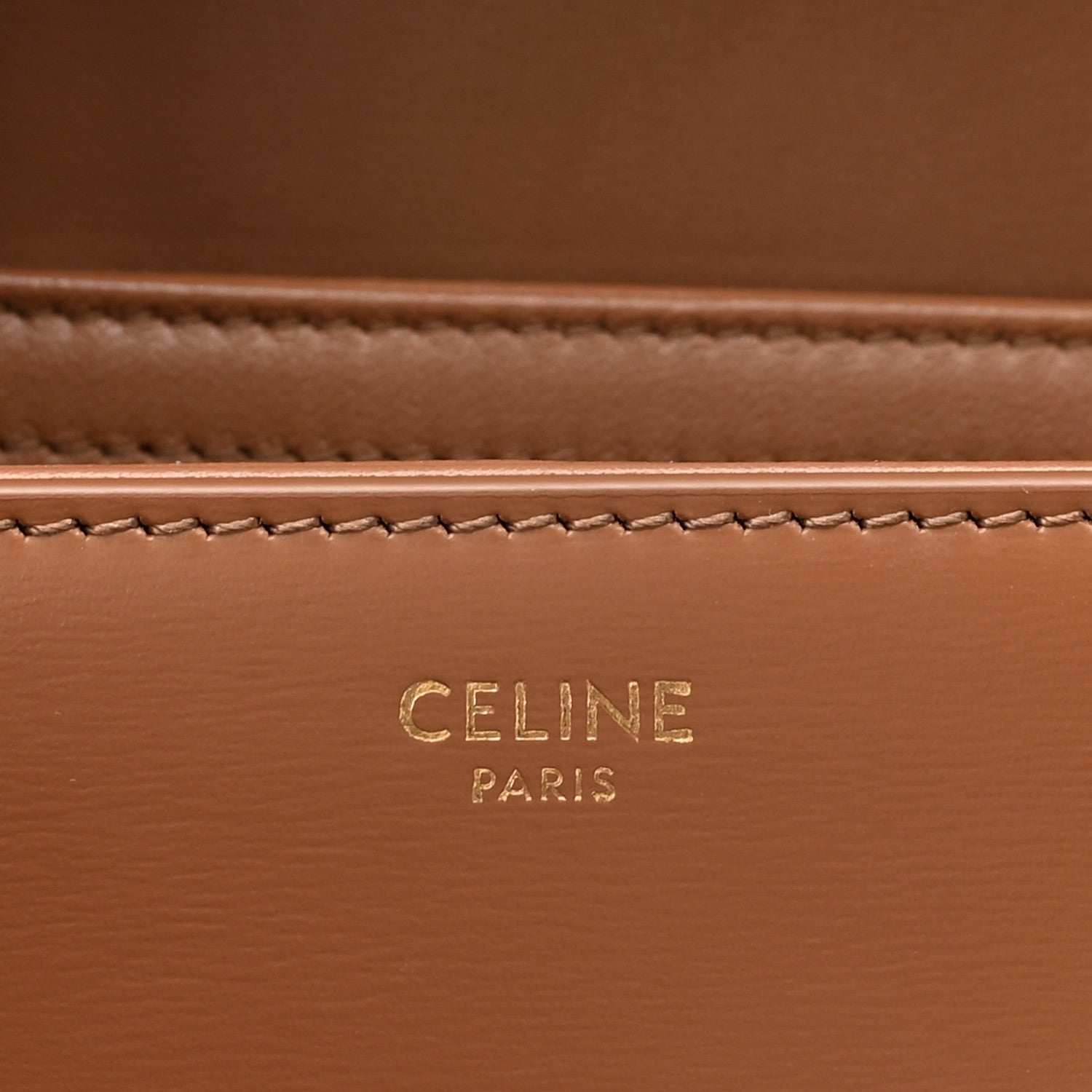 Shiny Calfskin Teen Triomphe Bronze