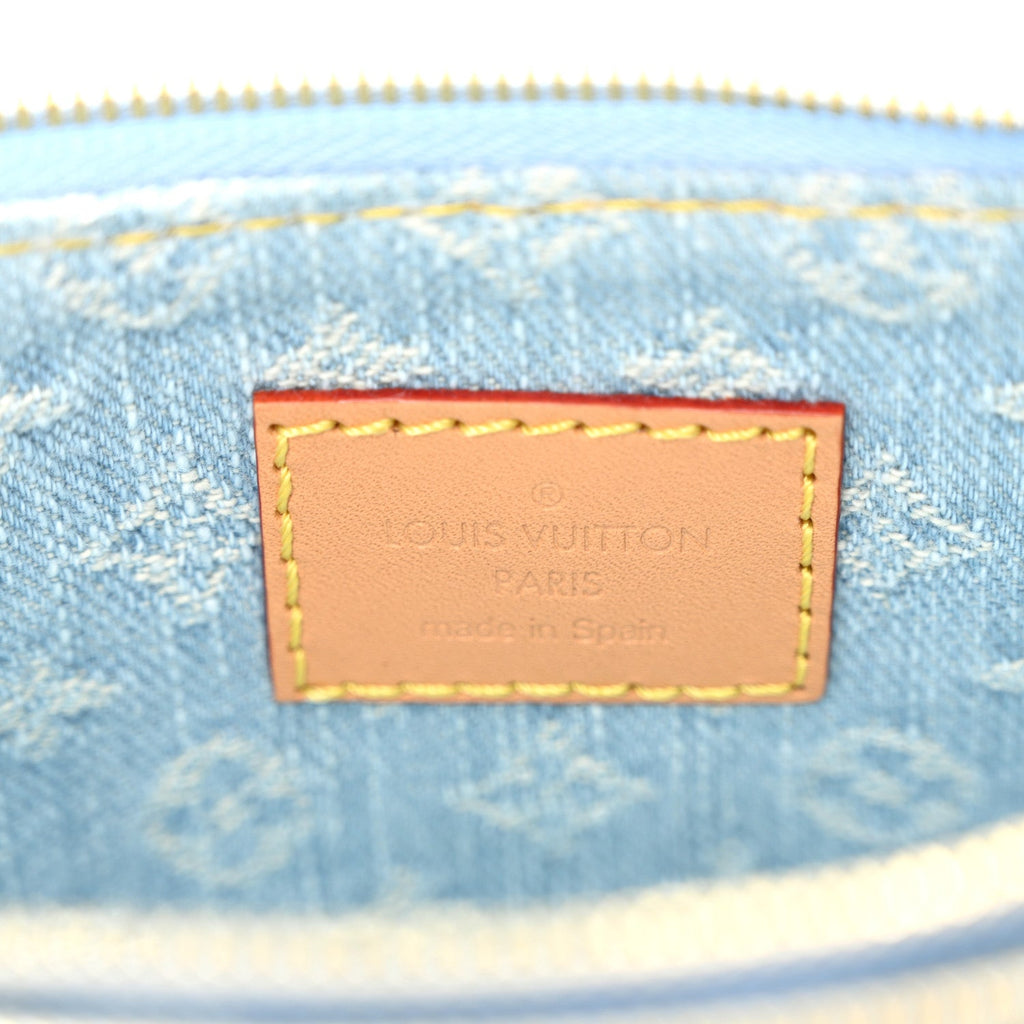 Monogram Denim Liv Pochette Sky Blue