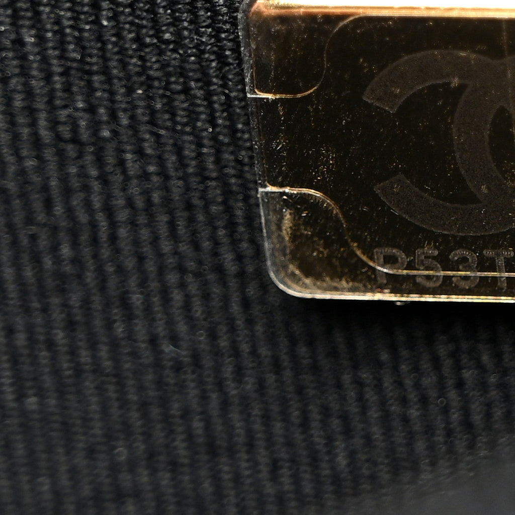 Lambskin Quilted Trendy CC Wallet On Chain WOC Black