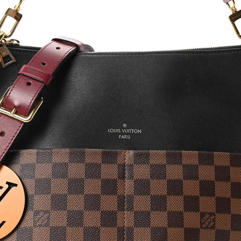 Damier Ebene Calfskin Maida Black