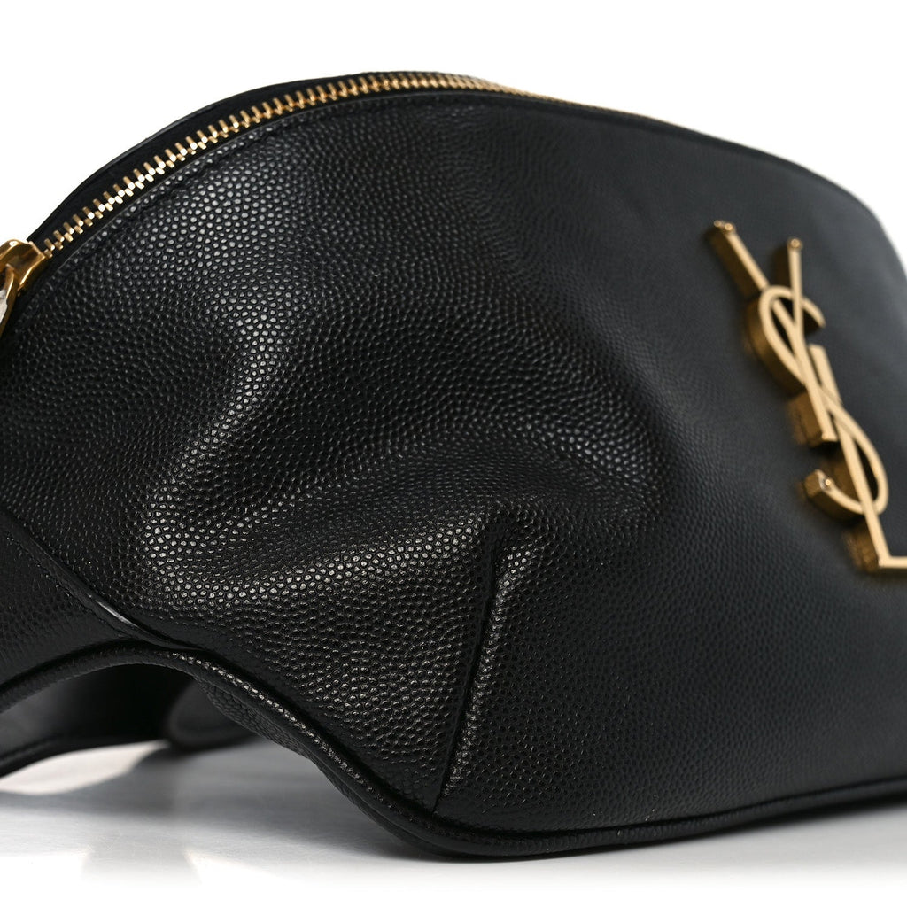 Grain De Poudre Monogram Belt Bag Black