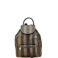 Fendi Pequin PVC Leather Backpack
