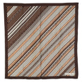 Dior Silk Logo Stripe Scarf