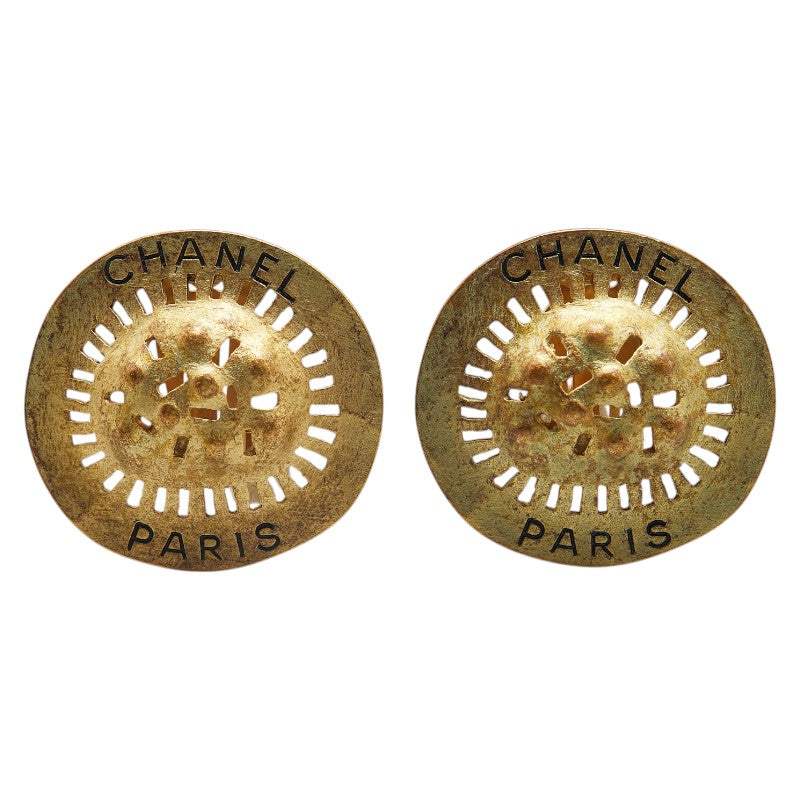 Chanel Logo Earrings