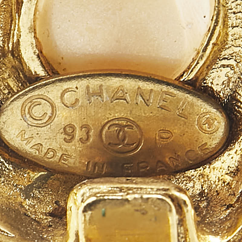 Chanel Vintage Round Earrings