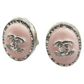 Chanel Coco Mark Oval Earrings