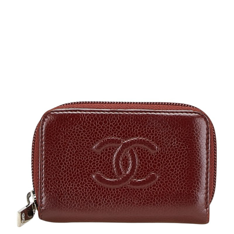 Chanel Coco Mark Leather Card Case