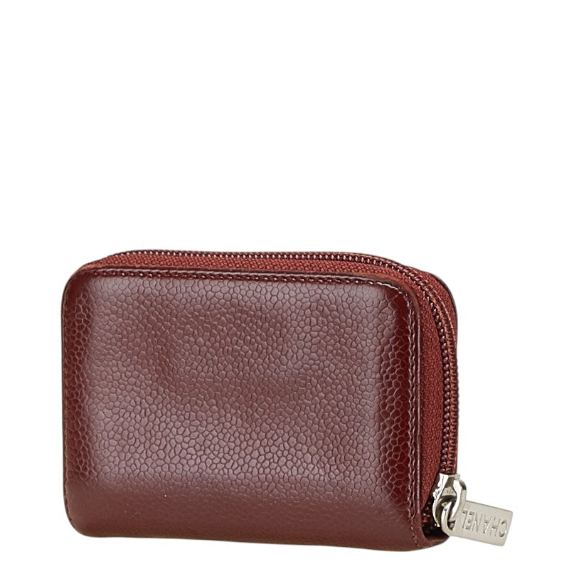 Chanel Coco Mark Leather Card Case