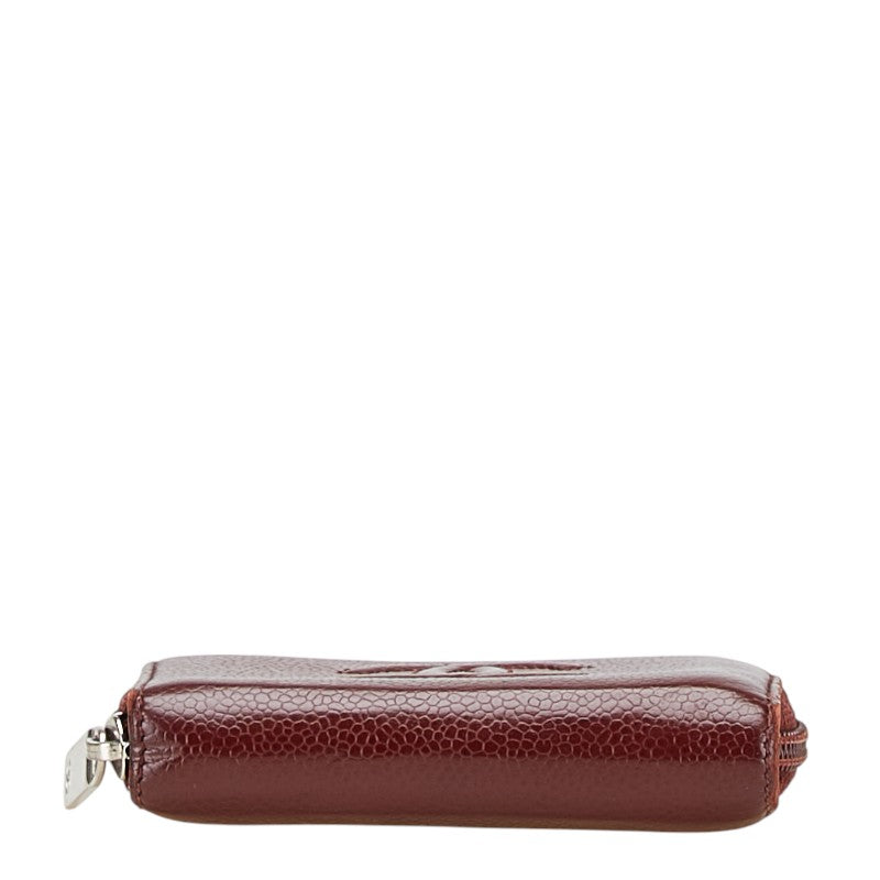 Chanel Coco Mark Leather Card Case