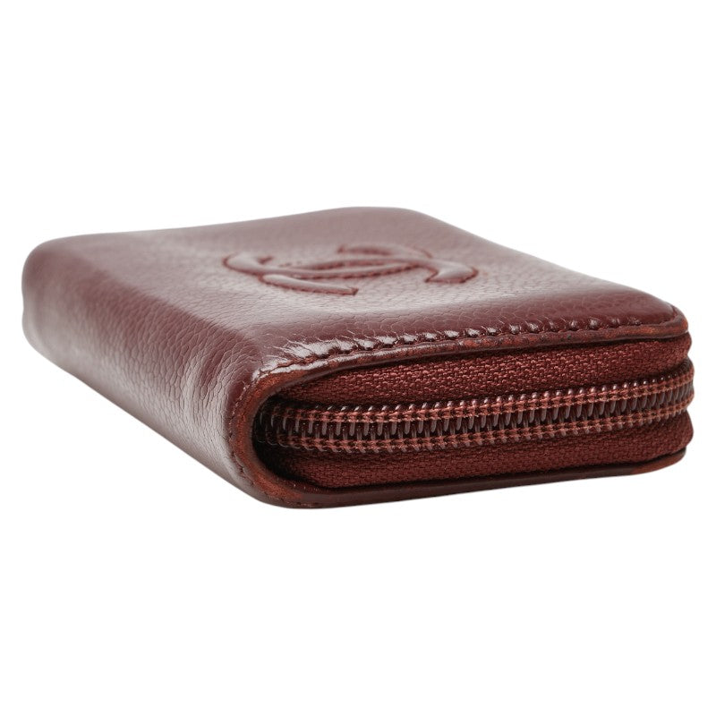 Chanel Coco Mark Leather Card Case