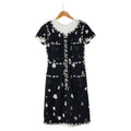 Chanel P41136W04915 Tweed Cotton Blend Dress