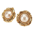 Chanel Coco Mark Flower Earrings