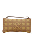 Chanel New Travel Line Canvas Leather Pouch