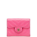 Chanel Coco Mark V Stitch Lambskin Coin Case Card Case