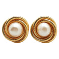 Chanel Pearl Vintage Earrings