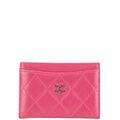 Chanel Coco Mark Matelassé Lambskin Card Case