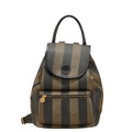 Fendi Pequin PVC Leather Backpack