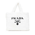 Prada SPUGNA Pile Tote Bag