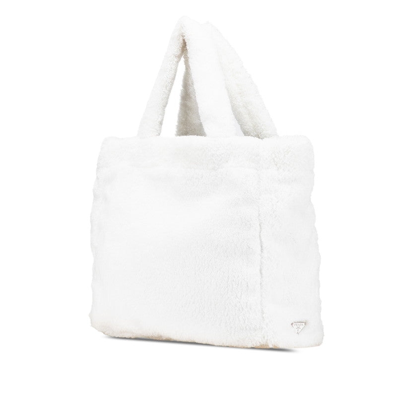 Prada SPUGNA Pile Tote Bag