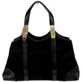 Gucci Horsebit Canvas Tote Bag
